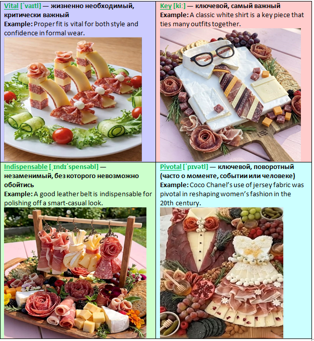Синонимы слова important 